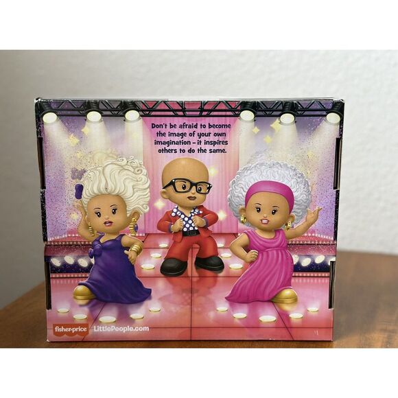 Fisher-Price Little People Collector RUPAUL Special Ed. 3 Figure Set Drag Queen - Picture 4 of 4